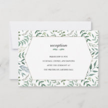 Waterverf Foliage Greenery Wedding