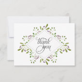 Waterverf Foliage Hartelijk dank (Voorkant)