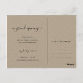 WATERVERF FOLIAGE LIJST GRAND OPENING CEREMONY BRIEFKAART (Achterkant)