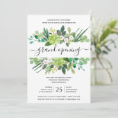 WATERVERF FOLIAGE LIJST GRAND OPENING CEREMONY KAART (Staand voorkant)