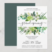 WATERVERF FOLIAGE LIJST GRAND OPENING CEREMONY KAART (Voorkant / Achterkant)