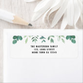 Waterverf Foliage Return-label Etiket (Insitu)