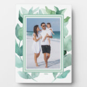 Waterverf Foliage Tabletop Foto Easel Fotoplaat (voorkant)