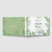 Waterverf Foliage Wedding Gastenboek (Volledig)