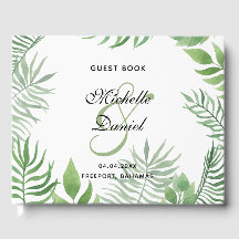 Waterverf Foliage Wedding
