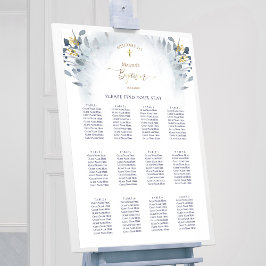waterverf foliën Baptisme-zitdiagram Poster