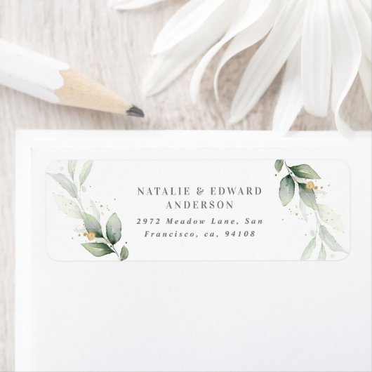 Waterverf foliën, metaalgoud, moderne etiket (Insitu)