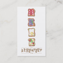 Waterverf Food logo restaurantkaart