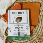 Waterverf Football Baby shower Uitnodiging<br><div class="desc">Football Baby shower Invitation Klaar om gepersonaliseerd te worden door u!</div>