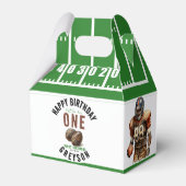 Waterverf Football eerste jaar naar beneden | 1e v Bedankdoosjes (Voorkant Zijde)