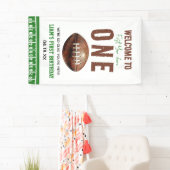 Waterverf Football eerste jaar naar beneden | 1e v Spandoek (Insitu)