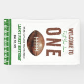 Waterverf Football eerste jaar naar beneden | 1e v Spandoek (Horizontaal)