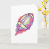 WATERVERF FOOTBALL KAART (Gele Bloem)