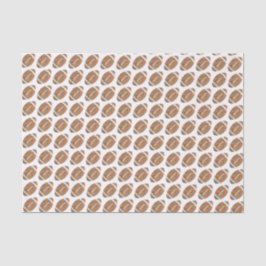 Waterverf Football Patroon Tissuepapier