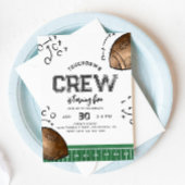 Waterverf Football Verjaardagsuitnodiging Kaart