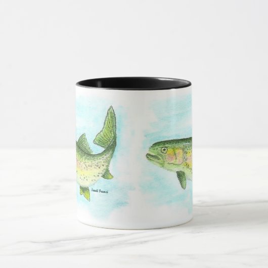 Waterverf forel Mok (Midden)