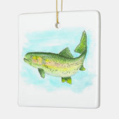 Waterverf forel Ornament (Links)
