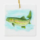 Waterverf forel Ornament (Voorkant)
