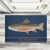  waterverf forel patroonhormoon deurmat