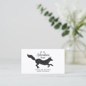 Waterverf Forest Adventure Natuur Gids Visitekaartje (Staand voorkant)