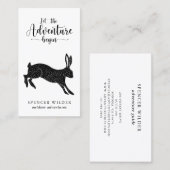 Waterverf Forest Adventure Natuur Gids Visitekaartje (Voorkant / Achterkant)