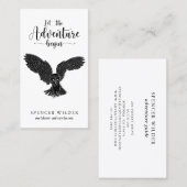 Waterverf Forest Adventure Natuur Gids Visitekaartje (Voorkant / Achterkant)