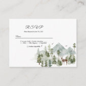 Waterverf Forest | Bomen en bier Informatiekaartje (Voorkant)