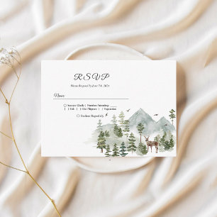 Waterverf Forest   Bomen en bier Informatiekaartje