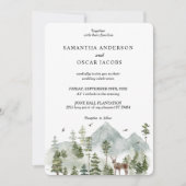 Waterverf Forest | Bomen en bier Kaart (Voorkant)