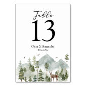 Waterverf Forest | Bomen en bier | Kaart (Voorkant)