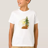 Waterverf Forest Fawn T-shirt (Voorkant)