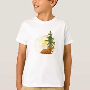 Waterverf Forest Fawn T-shirt