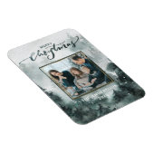 Waterverf Forest Foto | Vrolijk kerstfeest Magneet (Rechterzijde)