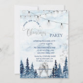 Waterverf Forest Glass Company kerst Kaart (Voorkant)