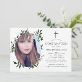 Waterverf Forest Greenery-bevestiging Kaart (Staand voorkant)