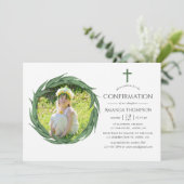 Waterverf Forest Greenery-bevestiging Kaart (Staand voorkant)