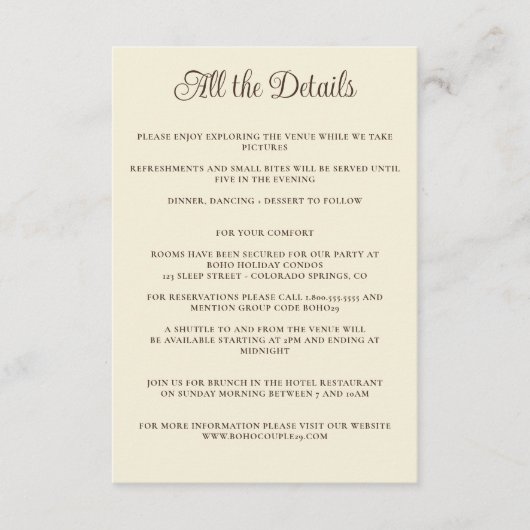 Waterverf Forest Informatiekaartje (Voorkant)