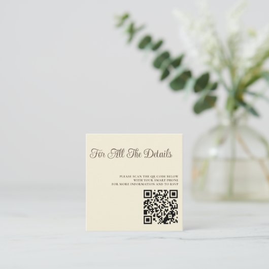 Waterverf Forest Informatiekaartje (Staand voorkant)