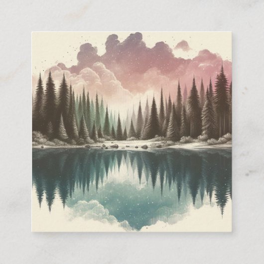 Waterverf Forest Informatiekaartje