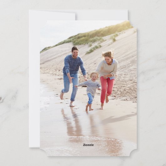 WATERVERF FOREST-MERRY CHRISTMAS (FOTOGRAAF) FEESTDAGENKAART (Achterkant)