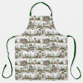 Waterverf Forest Pattern Schort (Voorkant)