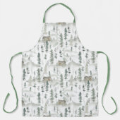 Waterverf Forest Pattern Schort (Voorkant)