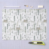 Waterverf Forest Pattern Tissuepapier (Craft)