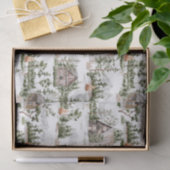 Waterverf Forest Pattern Tissuepapier (Geschenk)