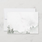 Waterverf Forest RSVP Kaartje (Achterkant)