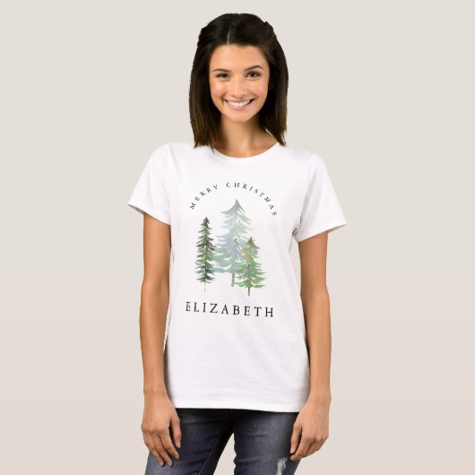 WATERVERF FOREST T-SHIRT (Voorkant volledig)