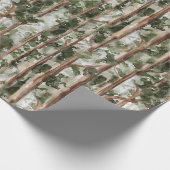 Waterverf Forest Tree Wrapping Paper Cadeaupapier (Hoek)