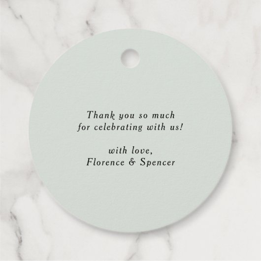 Waterverf Forest Woodland Afstuderen Dank u Bedankjes Labels (Achterkant)