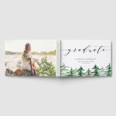 Waterverf Forest Woodland Afstuderen Gastenboek (Volledig)