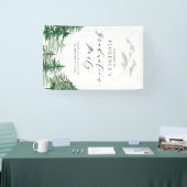 Waterverf Forest Woodland Graduation Party Spandoek (Beurs)